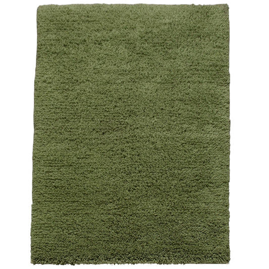 Kilim Antik Uzun Tüylü Shaggy Tülü Yün Halı 0472 - Yeni - Yeşil