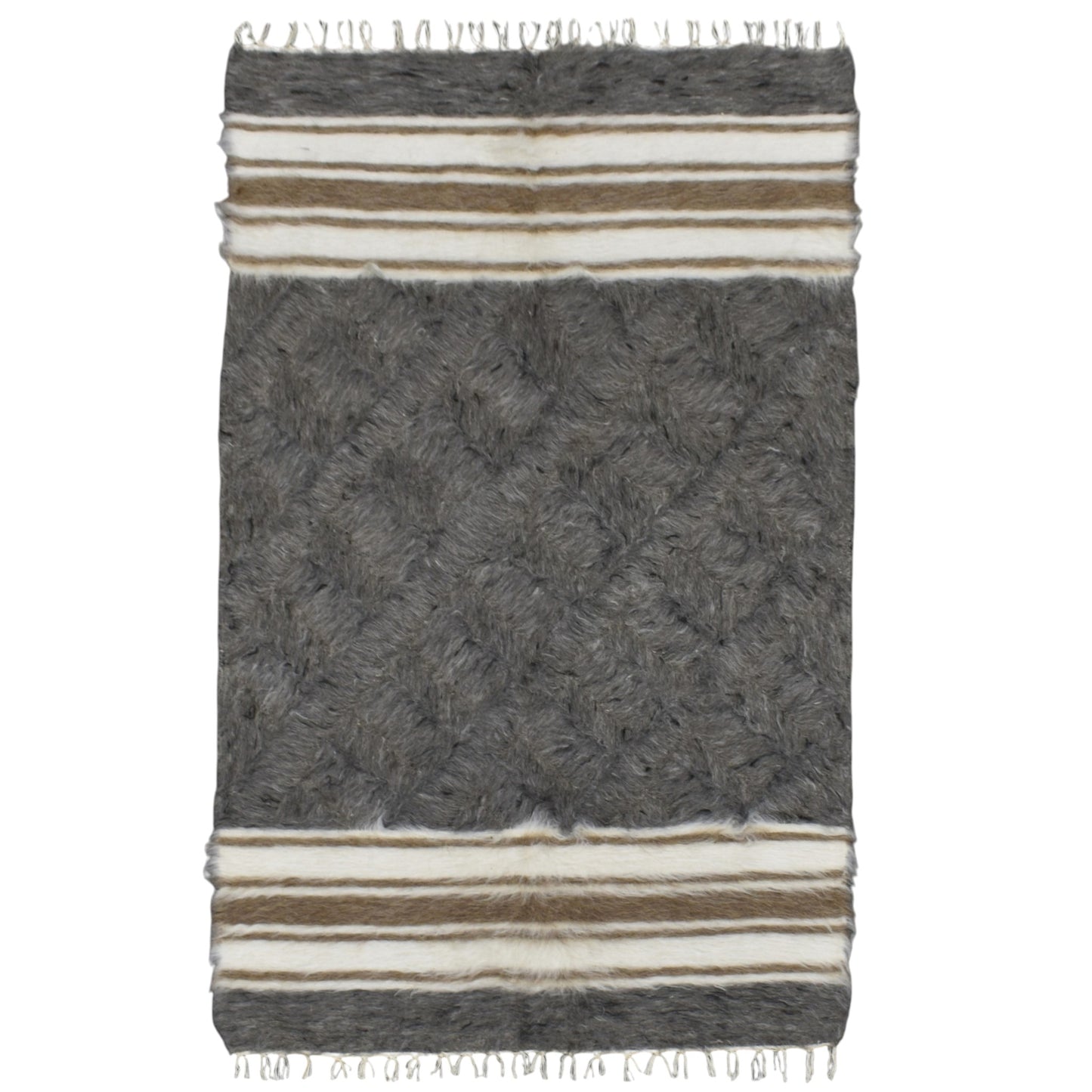 Kilim Antik El Dokuma Tiftik Yün Siirt Battaniyesi Kilim 0473 - Yeni - Çok Renkli