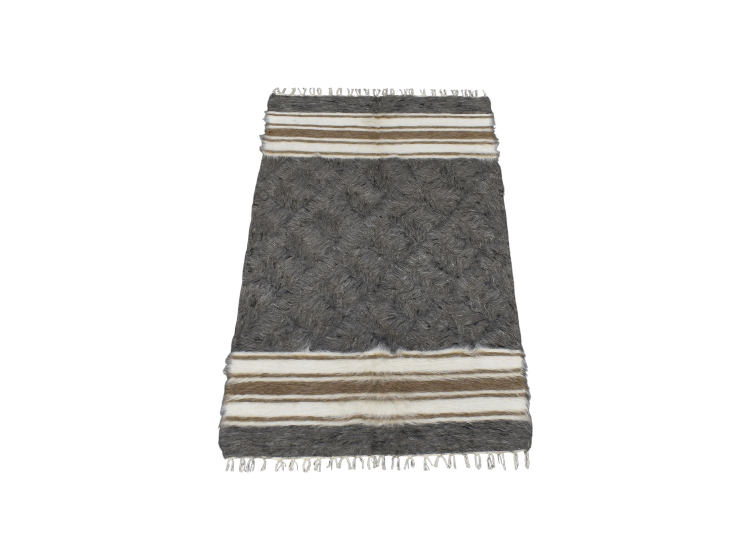 Kilim Antik El Dokuma Tiftik Yün Siirt Battaniyesi Kilim 0473 - Yeni - Çok Renkli