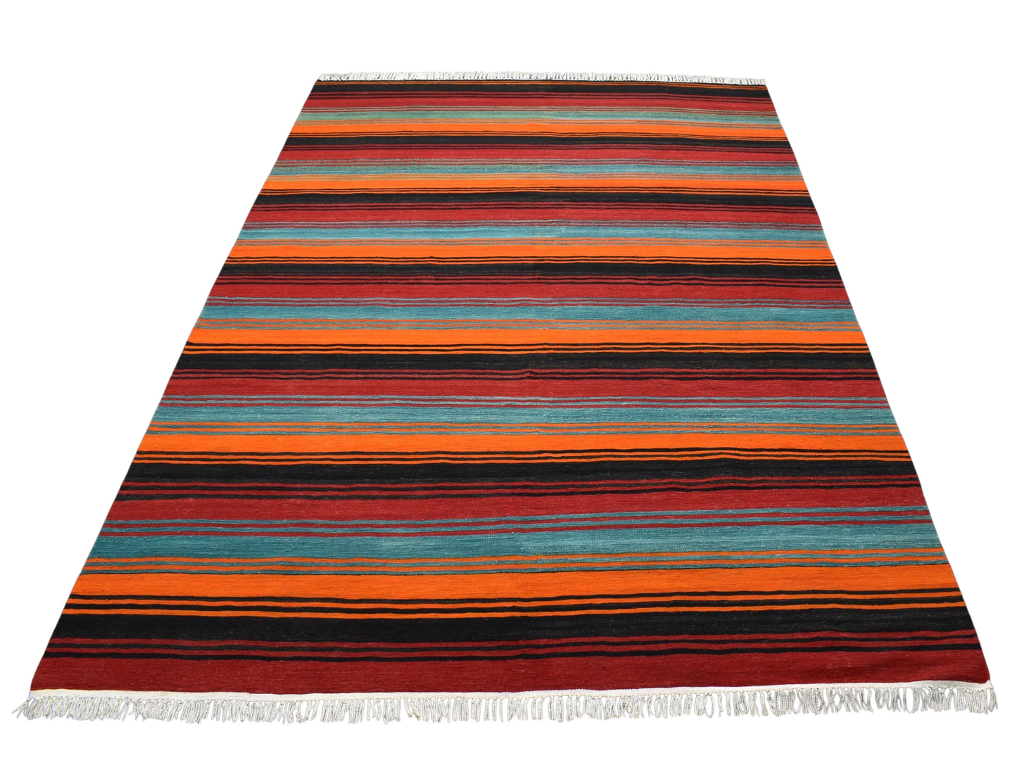 Kilim Antik El Dokuma 6m2 Gömürgen Yün Kilim 0475 - Yeni - Çok Renkli