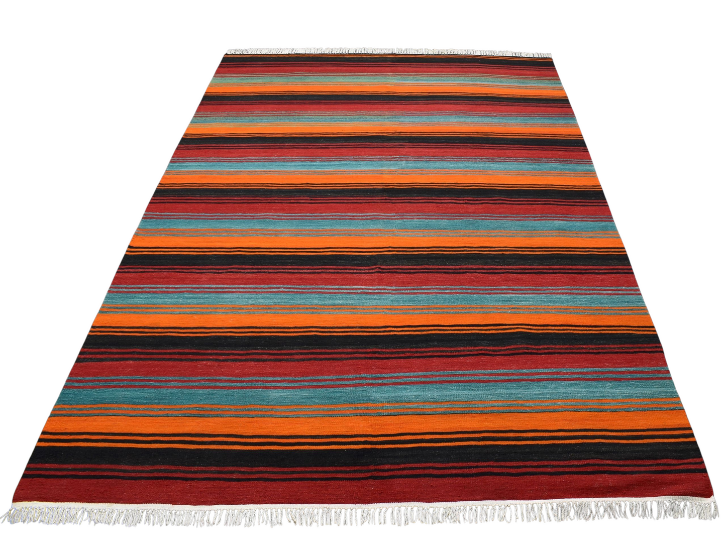 Kilim Antik El Dokuma 6m2 Gömürgen Yün Kilim 0475 - Yeni - Çok Renkli