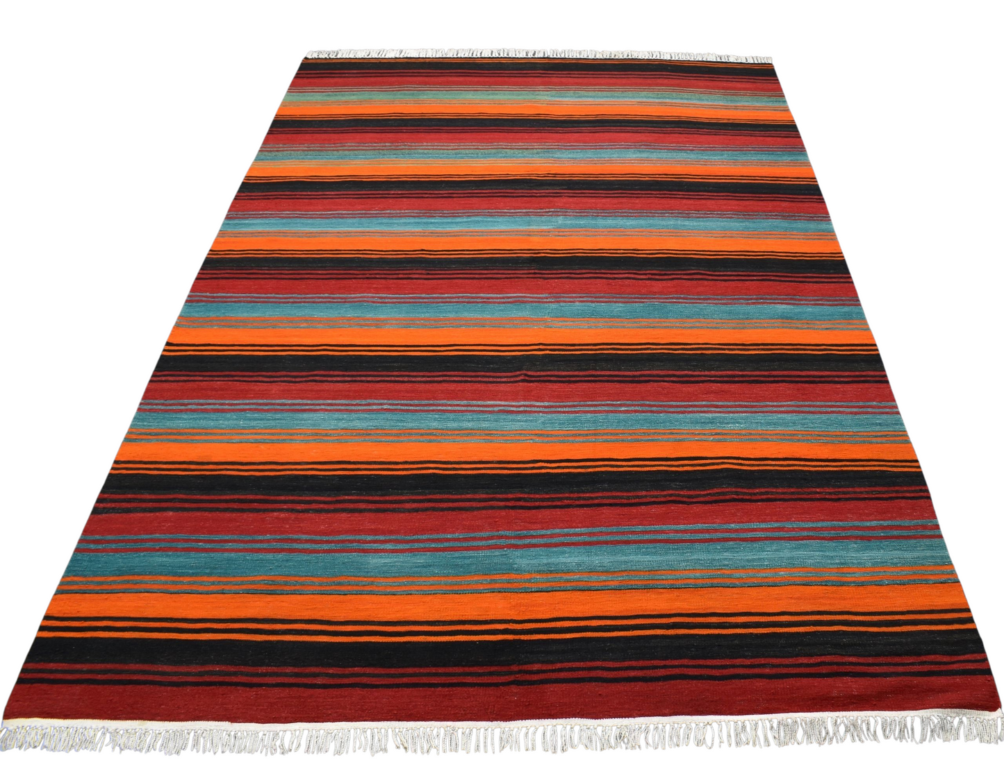 Kilim Antik El Dokuma 6m2 Gömürgen Yün Kilim 0475 - Yeni - Çok Renkli