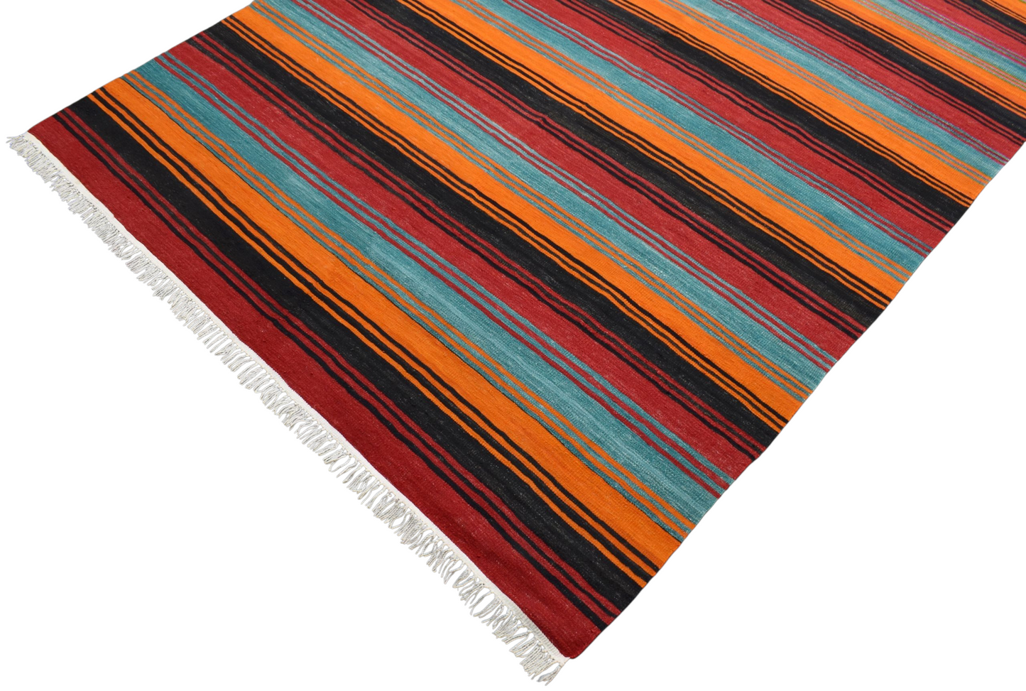 Kilim Antik El Dokuma 6m2 Gömürgen Yün Kilim 0475 - Yeni - Çok Renkli