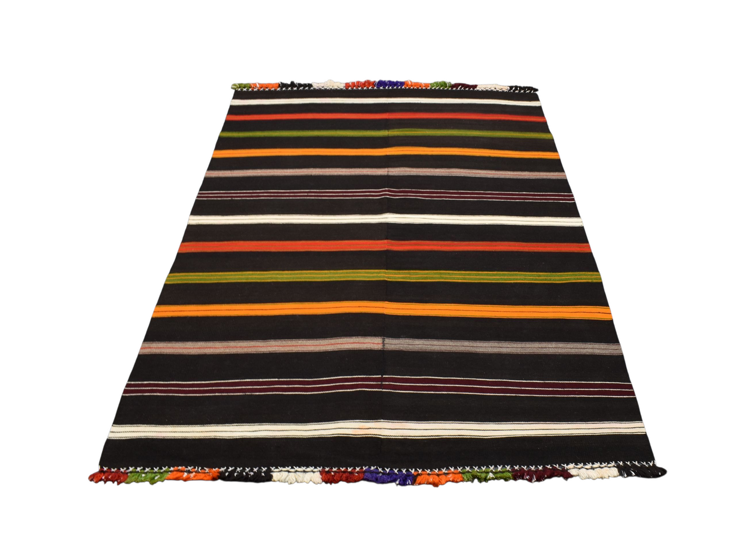 Kilim Antik El Dokuma Sivas Perde Yün Kilim 0478 - Yeni - Çok Renkli