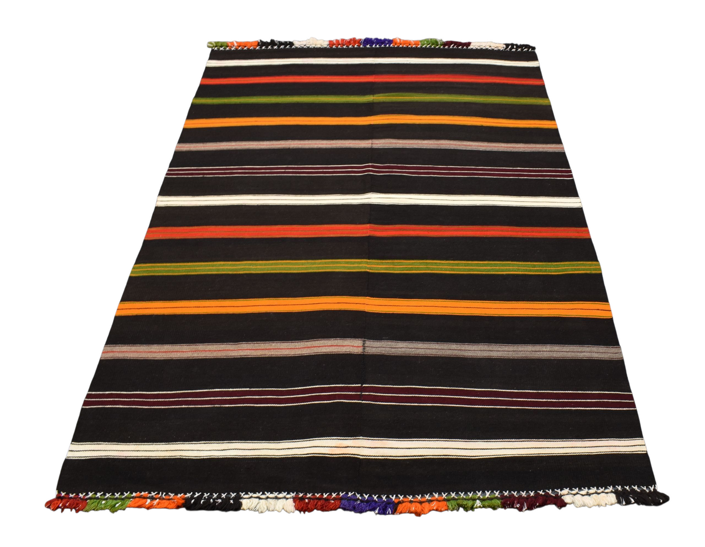 Kilim Antik El Dokuma Sivas Perde Yün Kilim 0478 - Yeni - Çok Renkli
