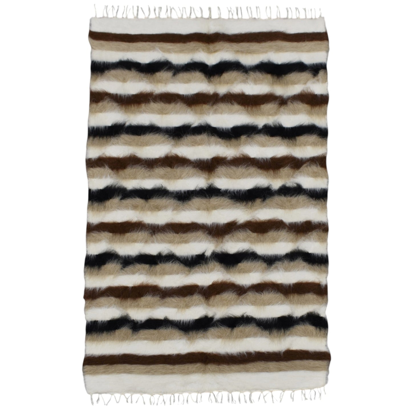 Kilim Antik El Dokuma Tiftik Yün Siirt Battaniyesi Kilim 0481 - Yeni - Çok Renkli