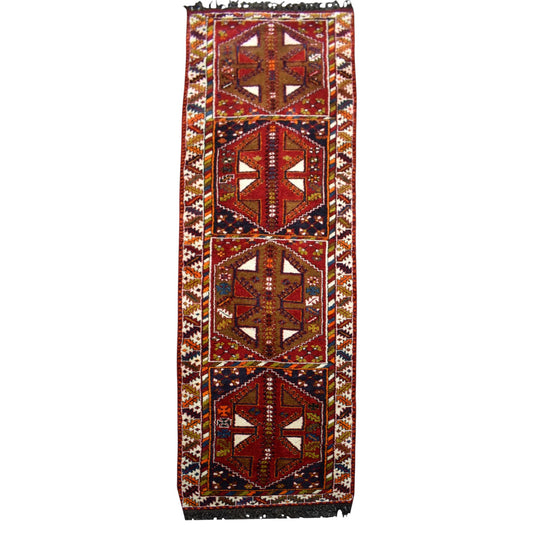 Kilim Antik El Dokuma Pazarcık Kahramanmaraş Yolluk Yün Halı 0484 - Antika - Çok Renkli