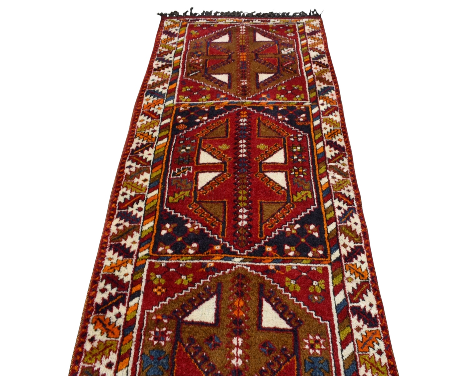Kilim Antik El Dokuma Pazarcık Kahramanmaraş Yolluk Yün Halı 0484 - Antika - Çok Renkli