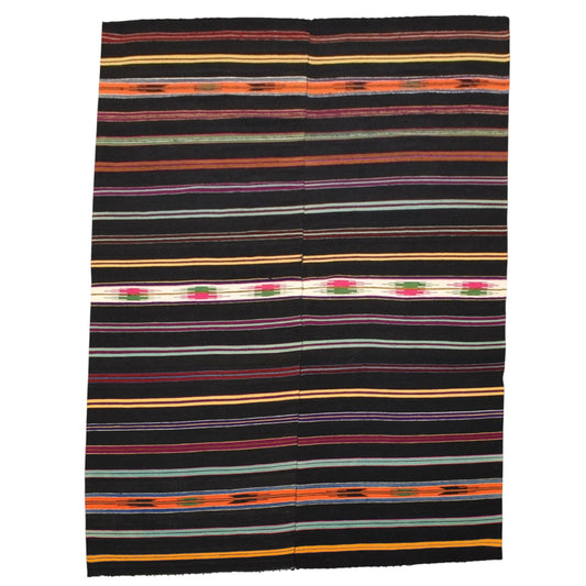 Kilim Antik El Dokuma Balıkesir Perde Yün Kilim 0488 - Yeni - Çok Renkli