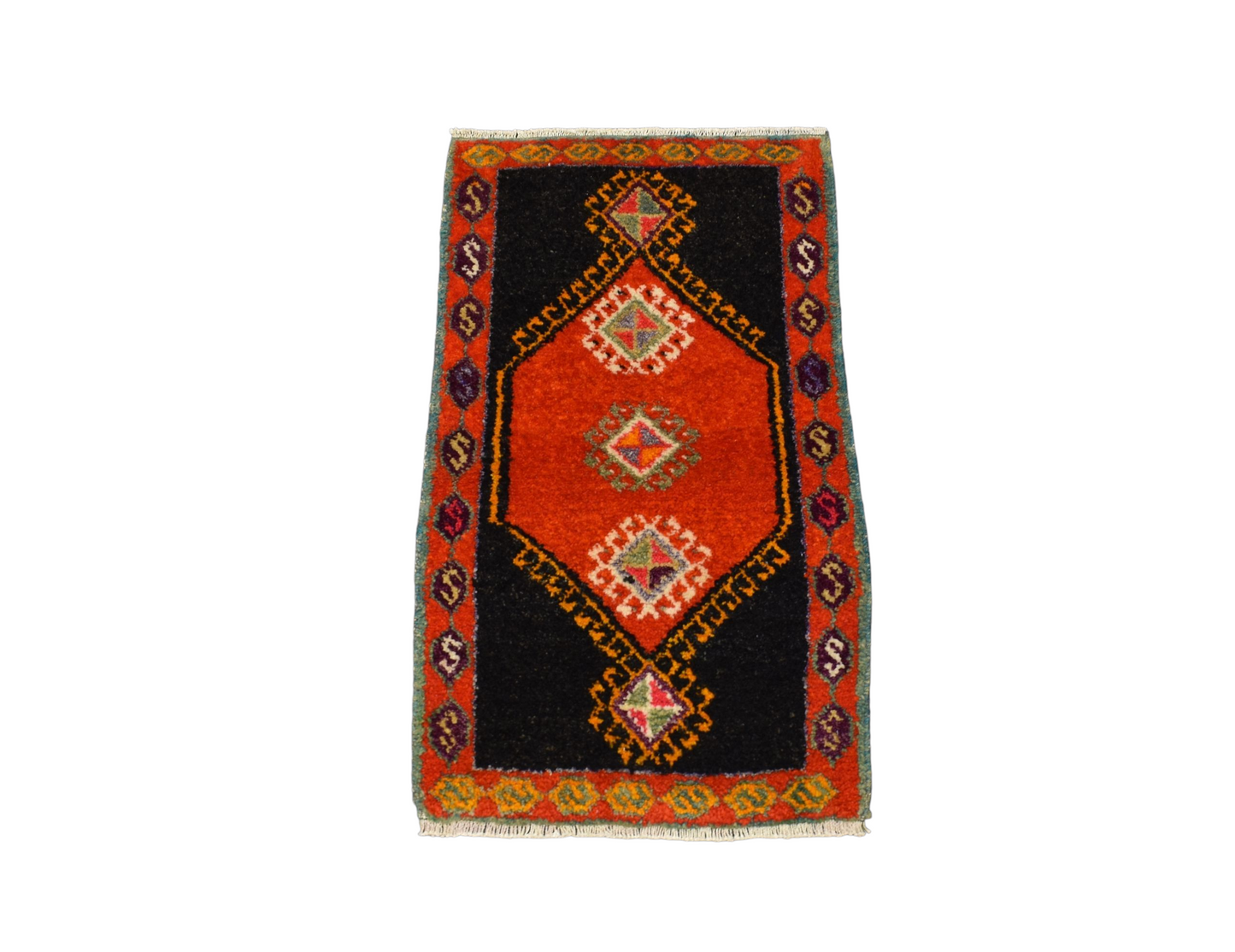 Kilim Antik El Dokuma Kars Kağızman Yün Halı 0490 - Antika - Çok Renkli