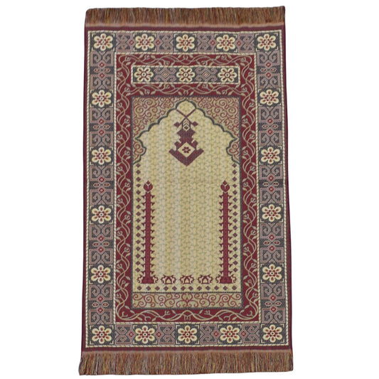 Kilim Antik Mihraplı Seccade Portatif Namazlık Duvar Halısı 0495 - Yeni - Çok Renkli