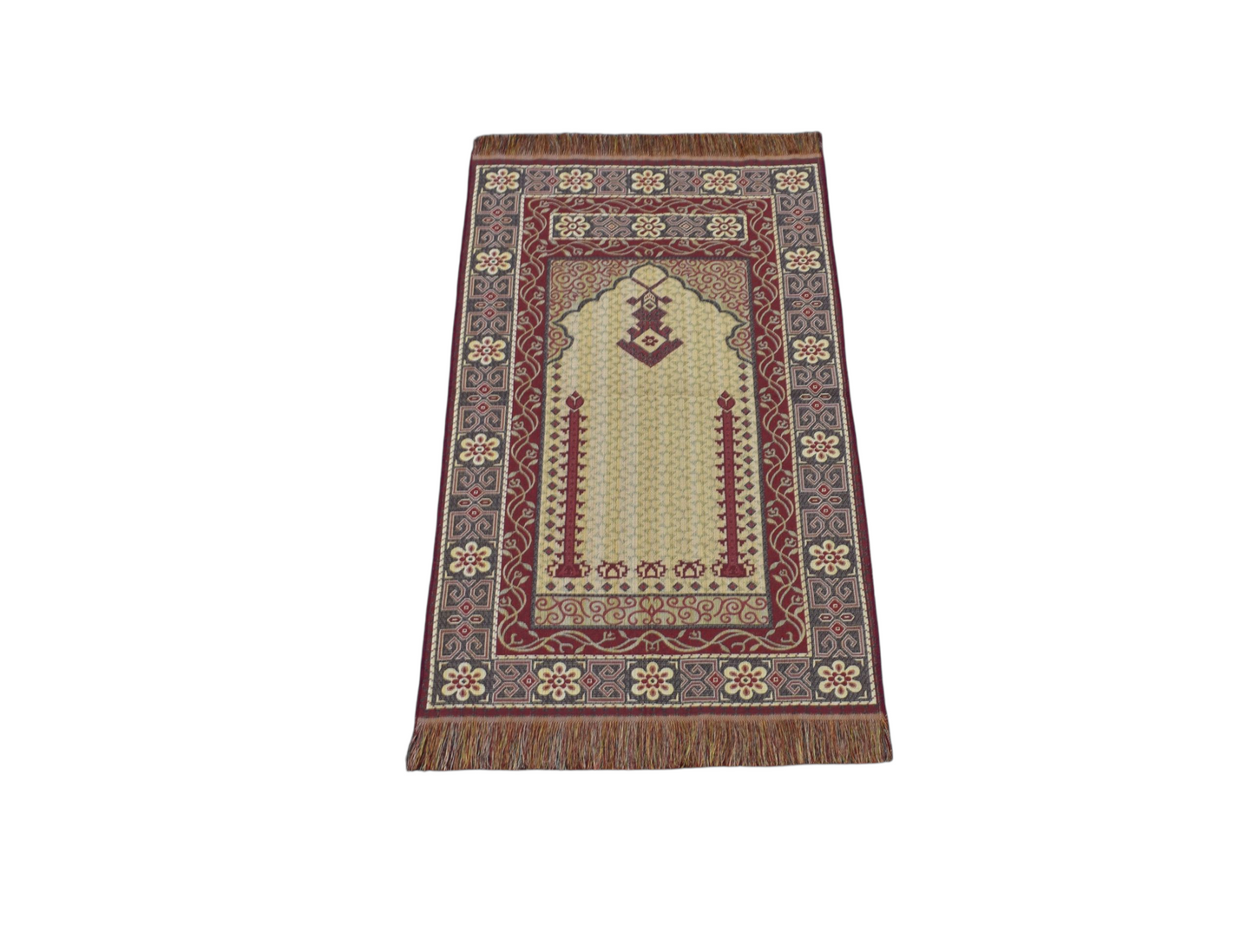 Kilim Antik Mihraplı Seccade Portatif Namazlık Duvar Halısı 0495 - Yeni - Çok Renkli