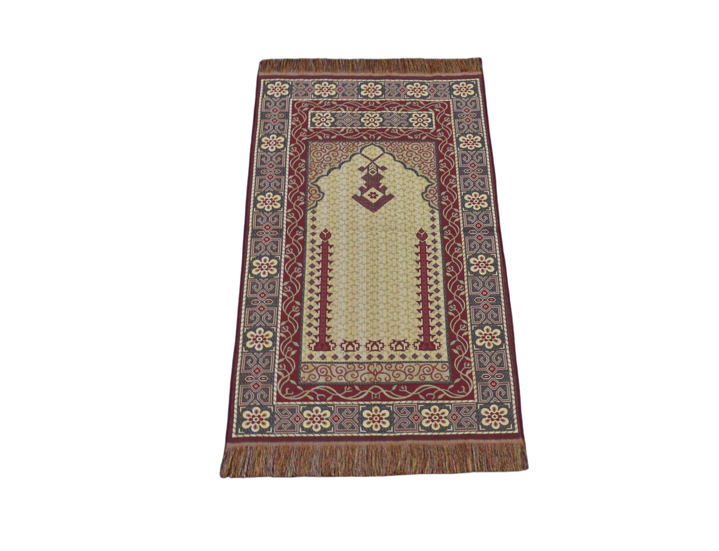 Kilim Antik Mihraplı Seccade Portatif Namazlık Duvar Halısı 0495 - Yeni - Çok Renkli