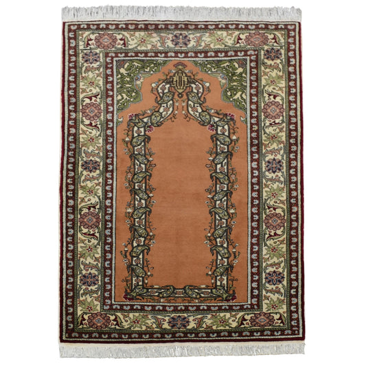 Kilim Antik El Dokuma Seccade Kayseri Bünyan Yün Halı 0497 - Yeni - Çok Renkli