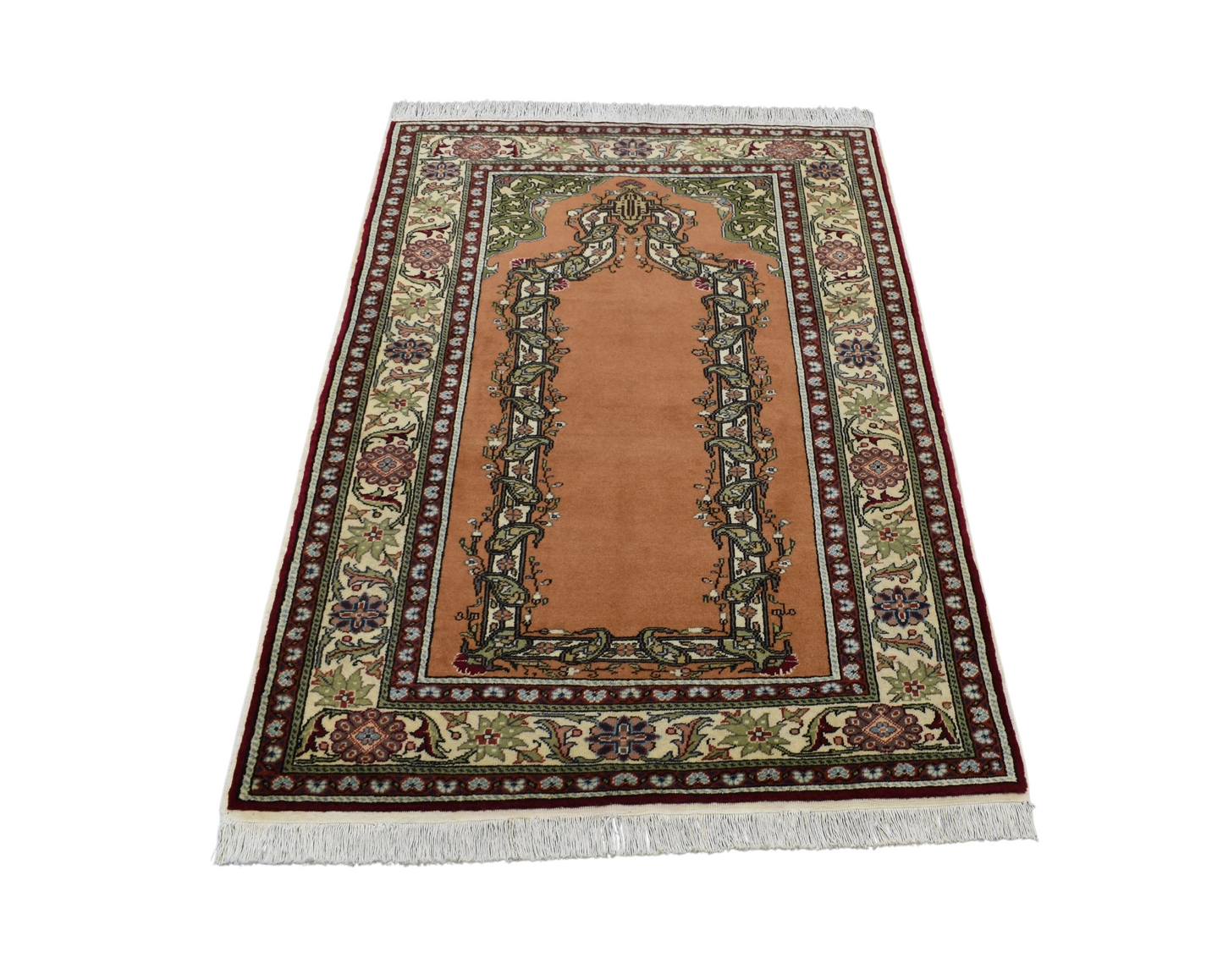 Kilim Antik El Dokuma Seccade Kayseri Bünyan Yün Halı 0497 - Yeni - Çok Renkli