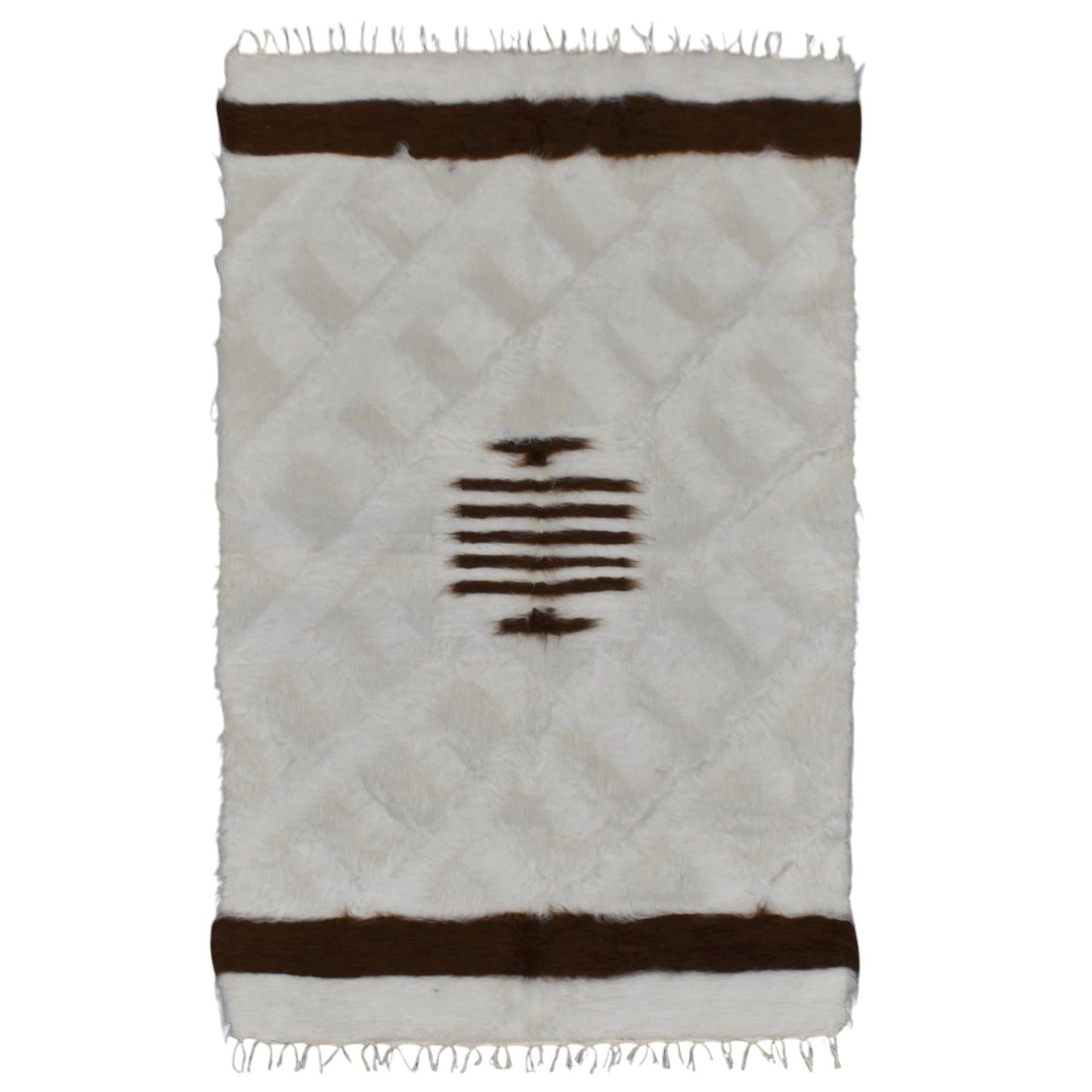 Kilim Antik El Dokuma Tiftik Yün Siirt Battaniyesi Kilim 0501 - Yeni - Çok Renkli