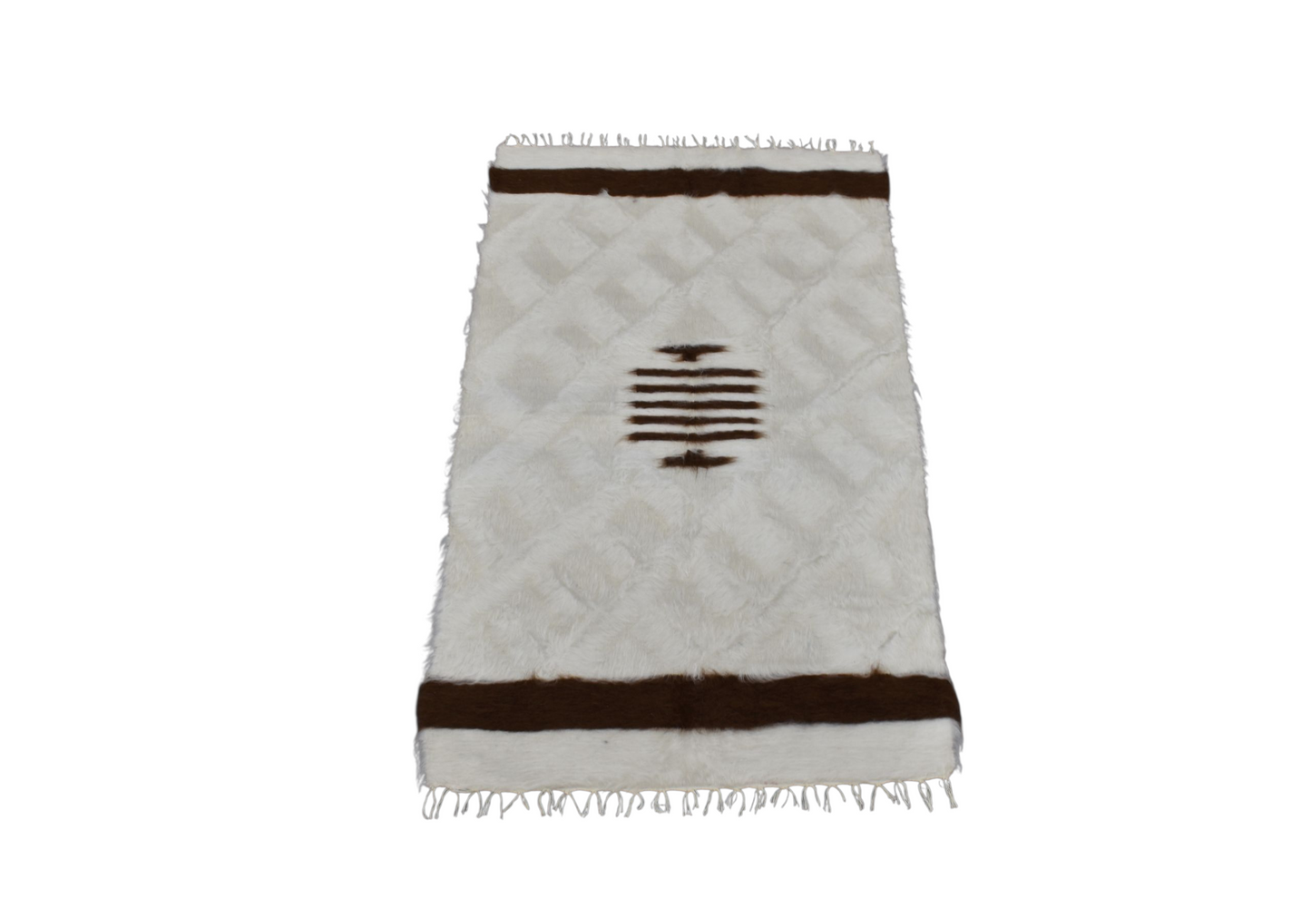 Kilim Antik El Dokuma Tiftik Yün Siirt Battaniyesi Kilim 0501 - Yeni - Çok Renkli