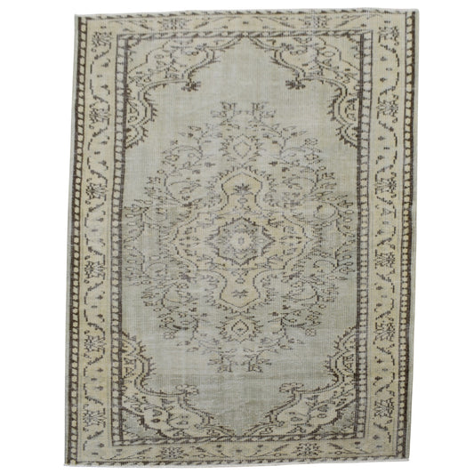 Kilim Antik El Dokuma Eskitme Yün Salon Halısı 0502 - Vintage - Çok Renkli