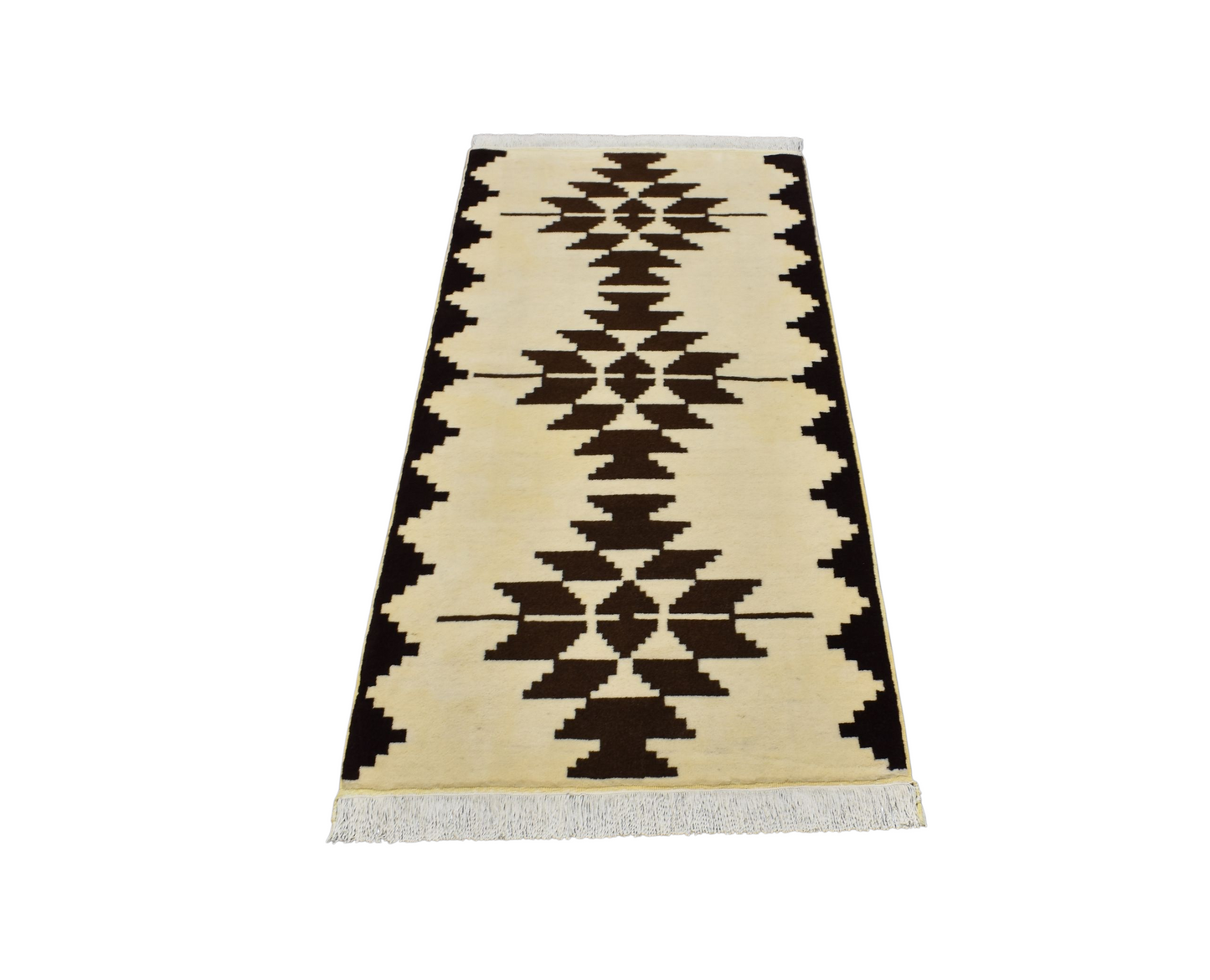 Kilim Antik El Dokuma Kayseri Bünyan Yün Halı 0506 - Yeni - Çok Renkli