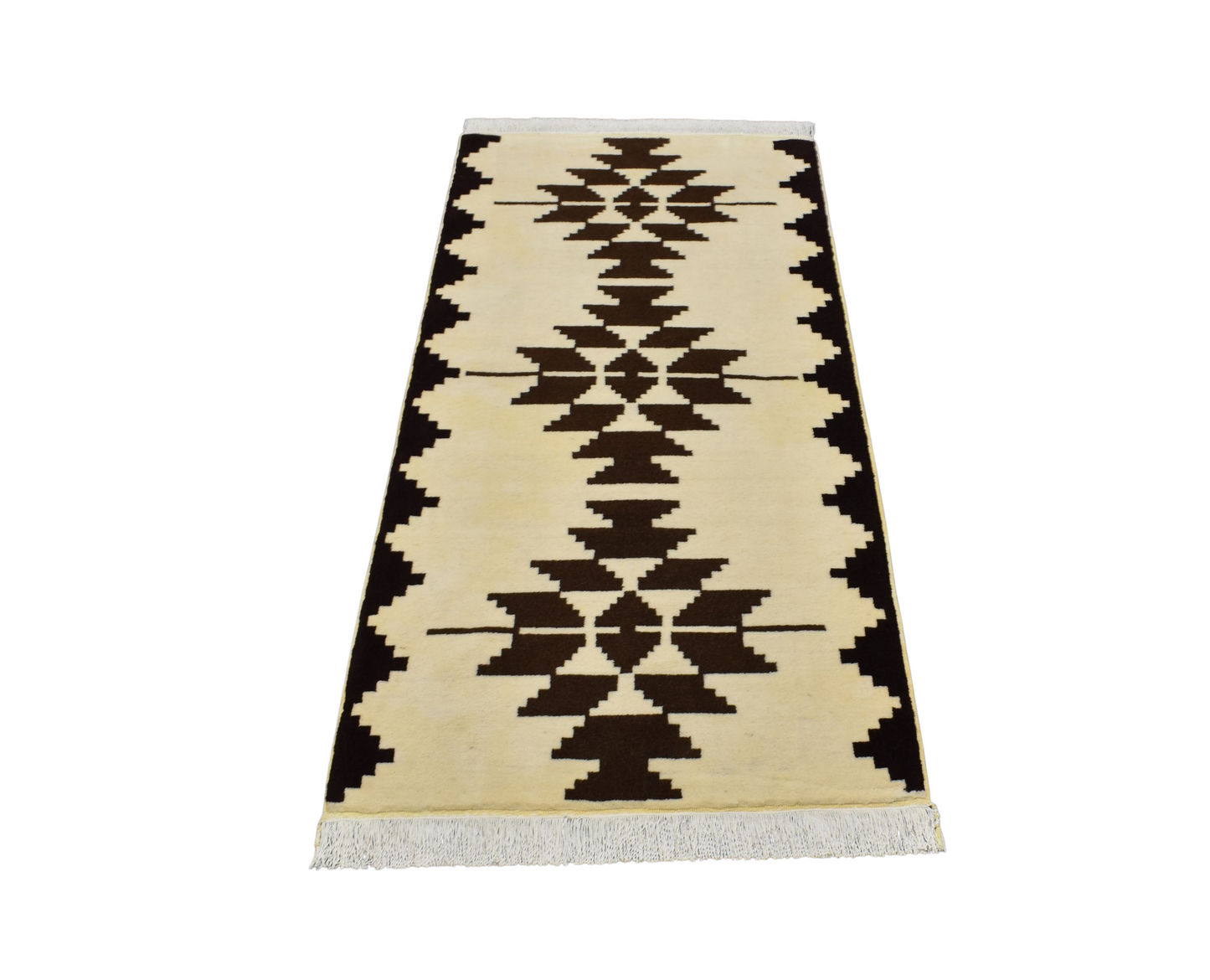 Kilim Antik El Dokuma Kayseri Bünyan Yün Halı 0506 - Yeni - Çok Renkli