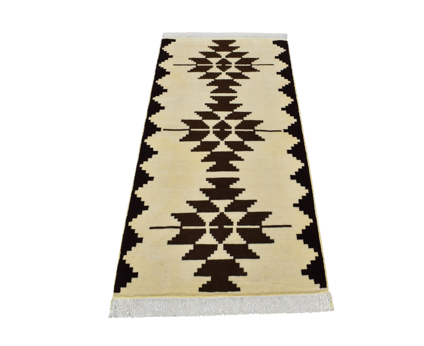 Kilim Antik El Dokuma Kayseri Bünyan Yün Halı 0506 - Yeni - Çok Renkli
