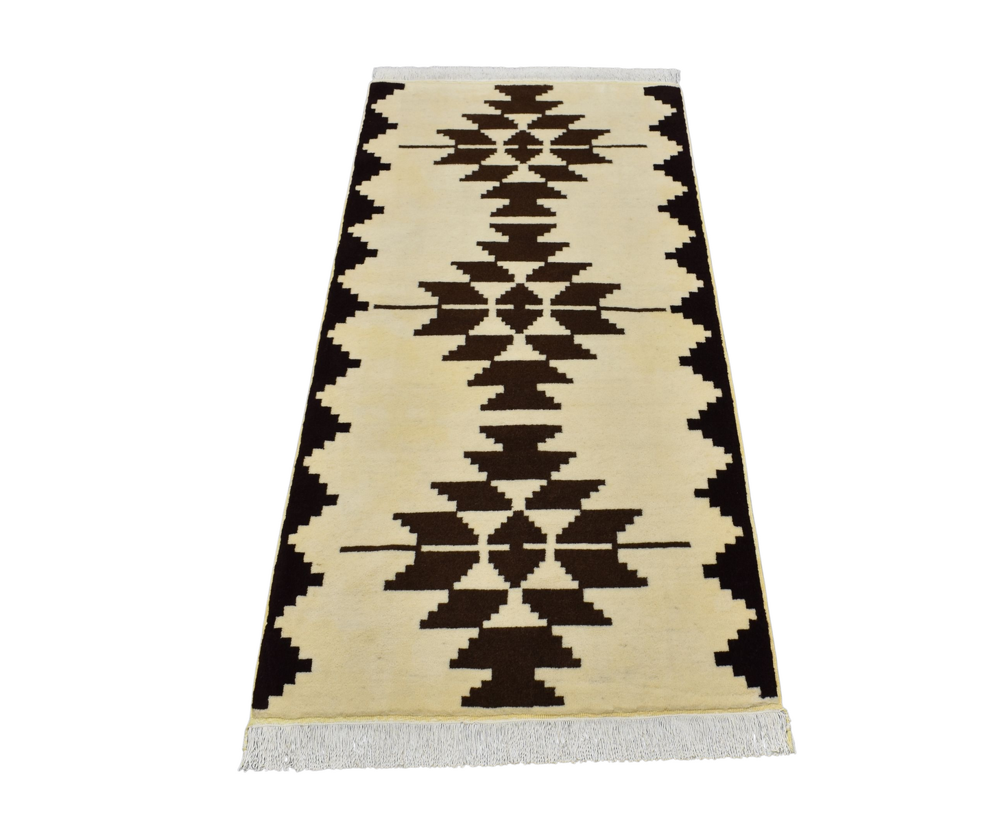 Kilim Antik El Dokuma Kayseri Bünyan Yün Halı 0506 - Yeni - Çok Renkli