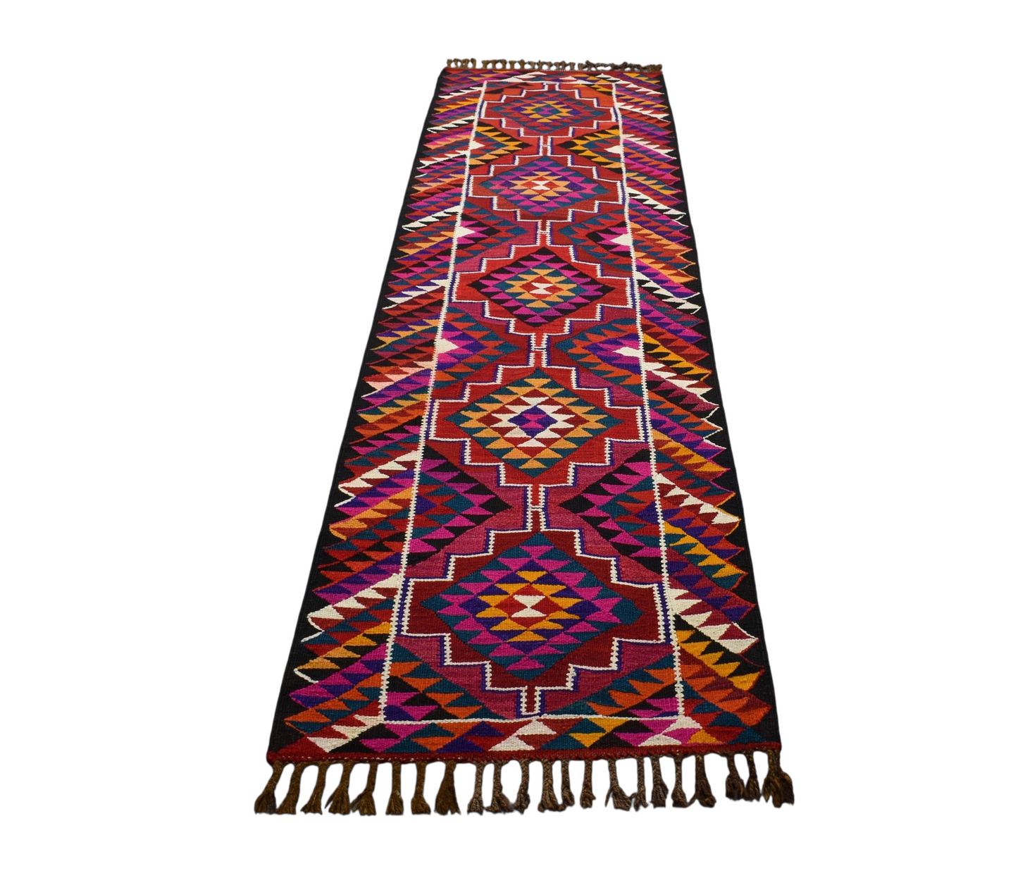 Kilim Antik El Dokuma Herki Yolluk Yün Kilim 0517 - Yeni - Çok Renkli