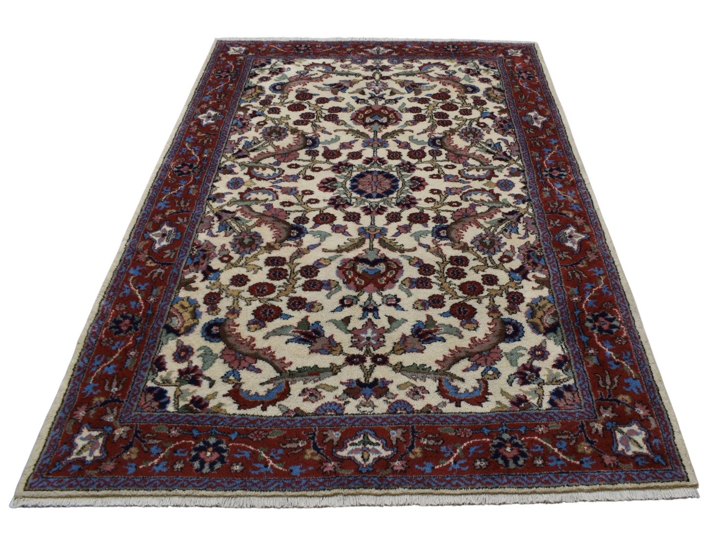Kilim Antik El Dokuma 5m2 Uşak Yün Halı 0525 - Yeni - Çok Renkli