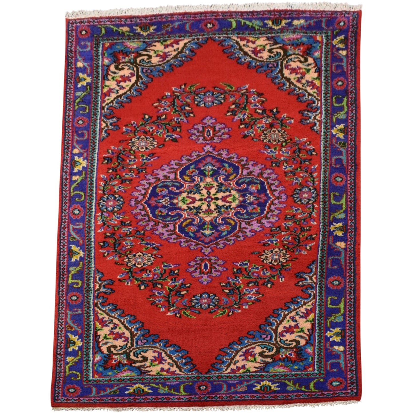 Kilim Antik El Dokuma Manisa Yün Halı 0527 - Yeni - Çok Renkli