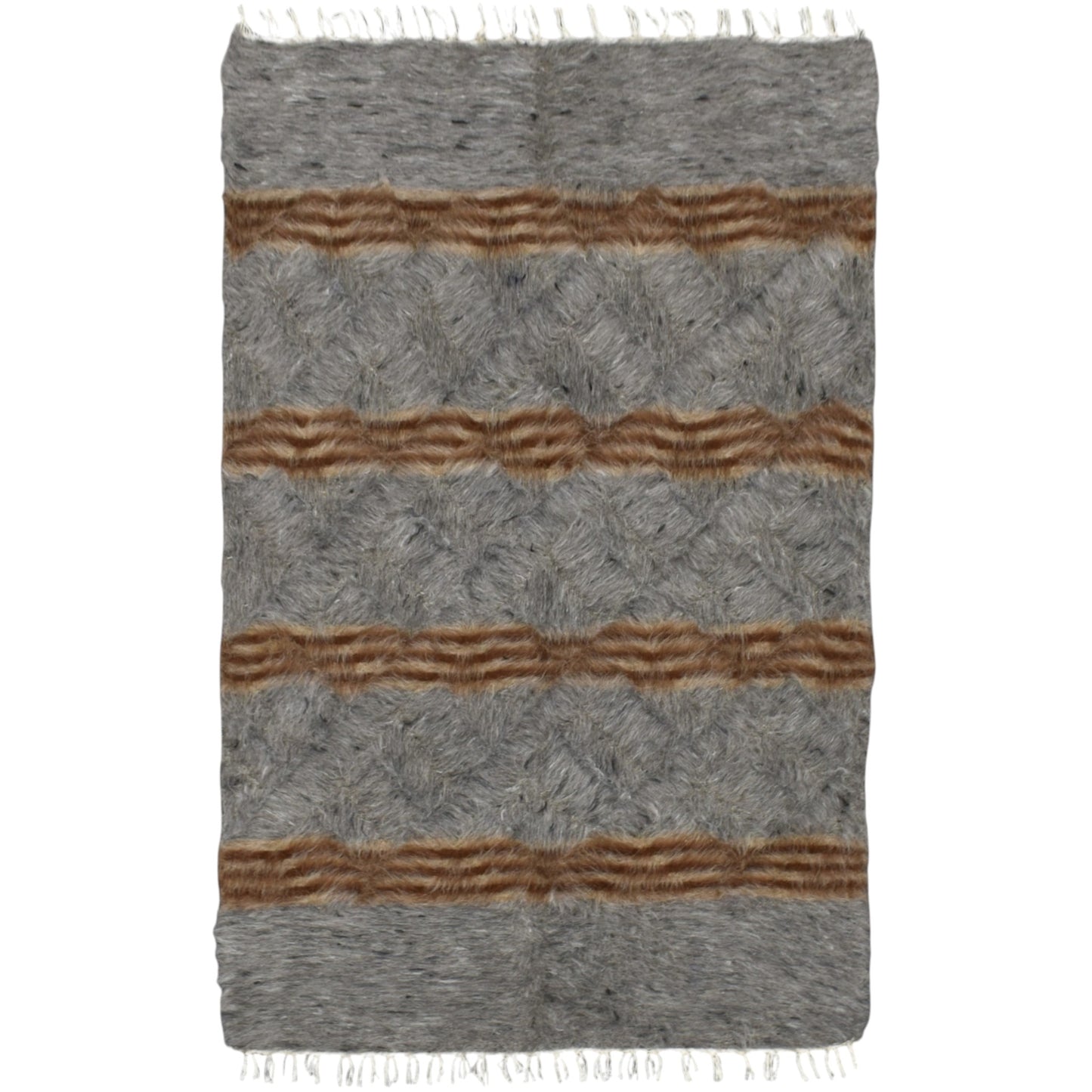 Kilim Antik El Dokuma Tiftik Yün Siirt Battaniyesi Kilim 0533 - Yeni - Çok Renkli