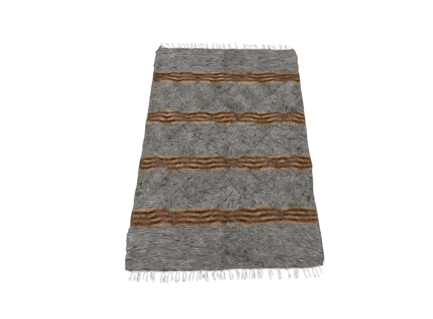 Kilim Antik El Dokuma Tiftik Yün Siirt Battaniyesi Kilim 0533 - Yeni - Çok Renkli