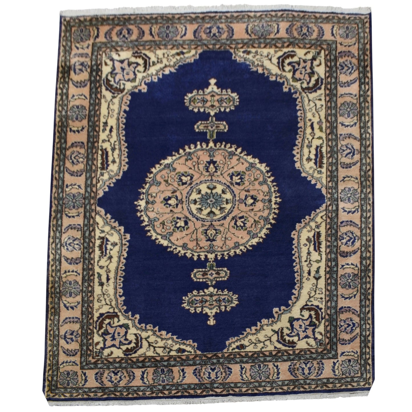 Kilim Antik El Dokuma 7m2 Yün Salon Halısı 0534 - Yeni - Lacivert