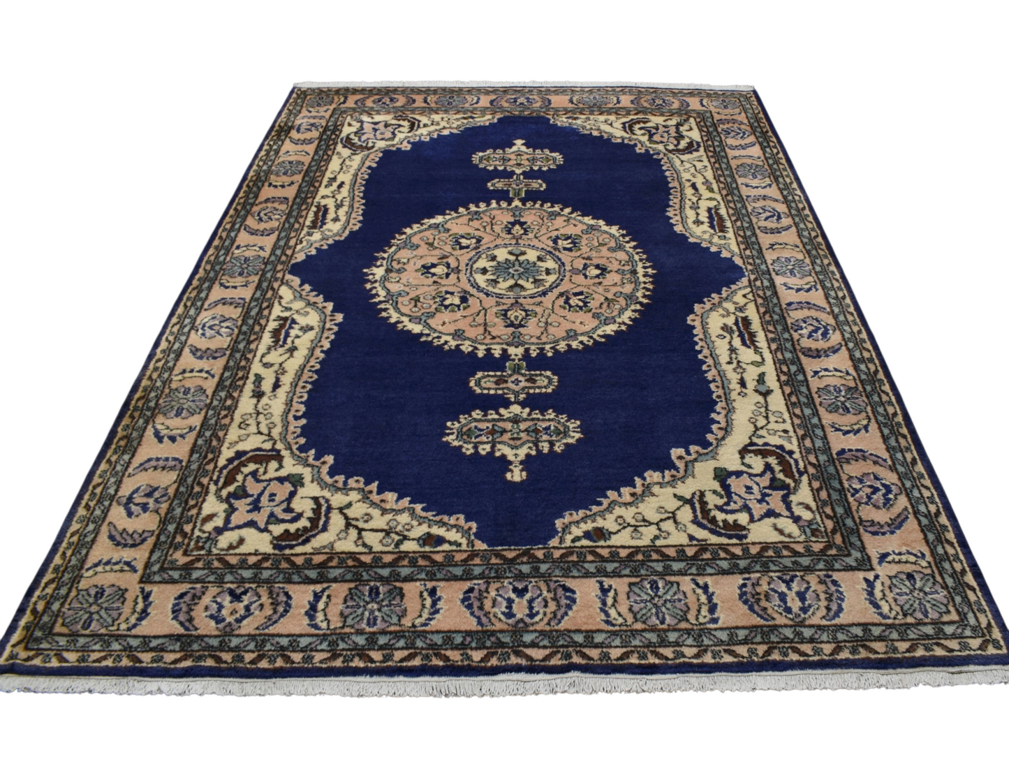 Kilim Antik El Dokuma 7m2 Yün Salon Halısı 0534 - Yeni - Lacivert