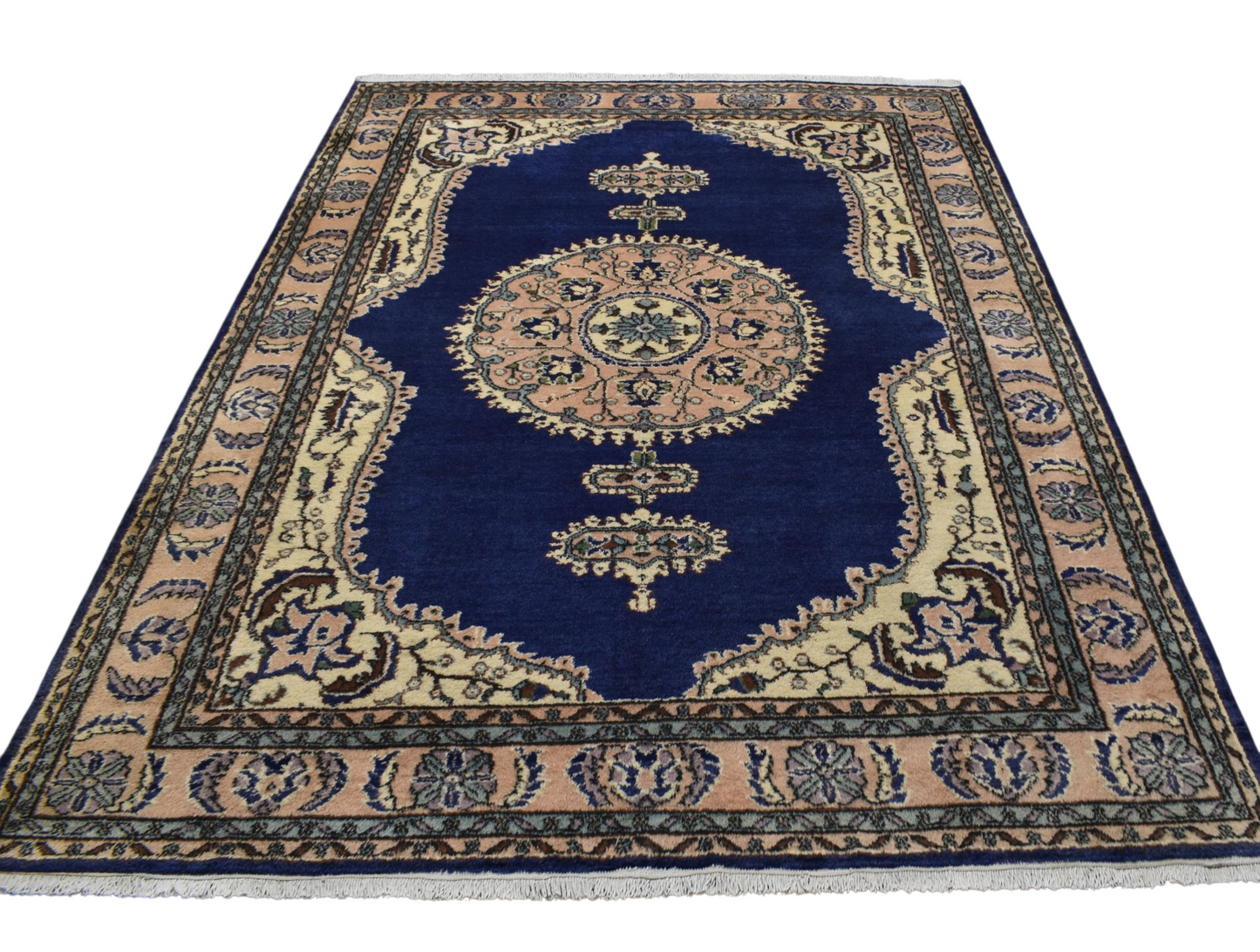 Kilim Antik El Dokuma 7m2 Yün Salon Halısı 0534 - Yeni - Lacivert