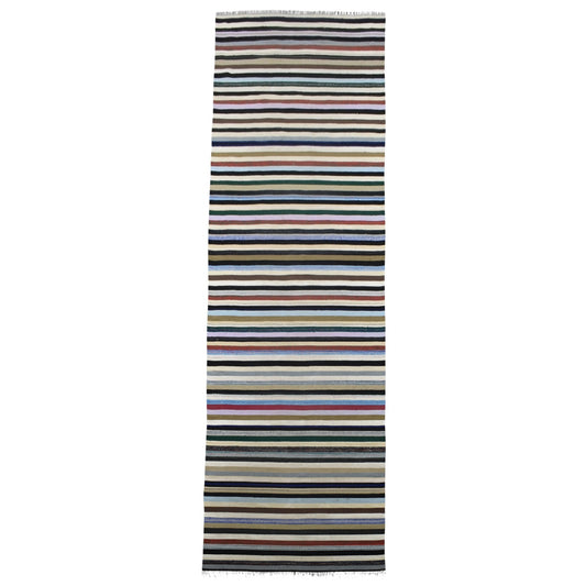 Kilim Antik El Dokuma Bukleli Yörük Yolluk Kilim 0535 - Yeni - Çok Renkli