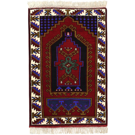 Kilim Antik El Dokuma Seccade Namazlık Malatya Yün Halı 0538 - Yeni - Çok Renkli