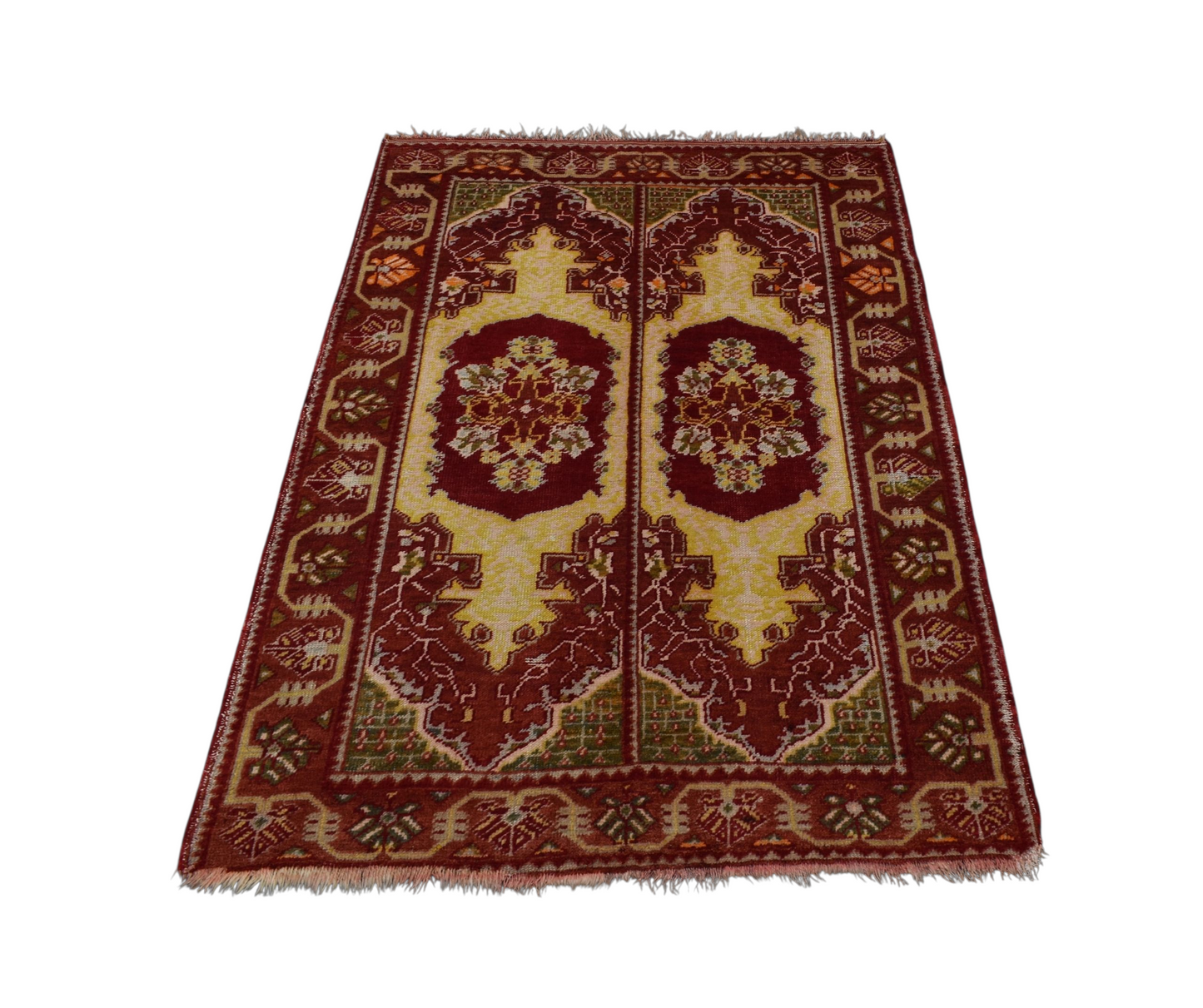 Kilim Antik El Dokuma Cerit Yörükleri Yün Halı 0542 - Antika - Çok Renkli