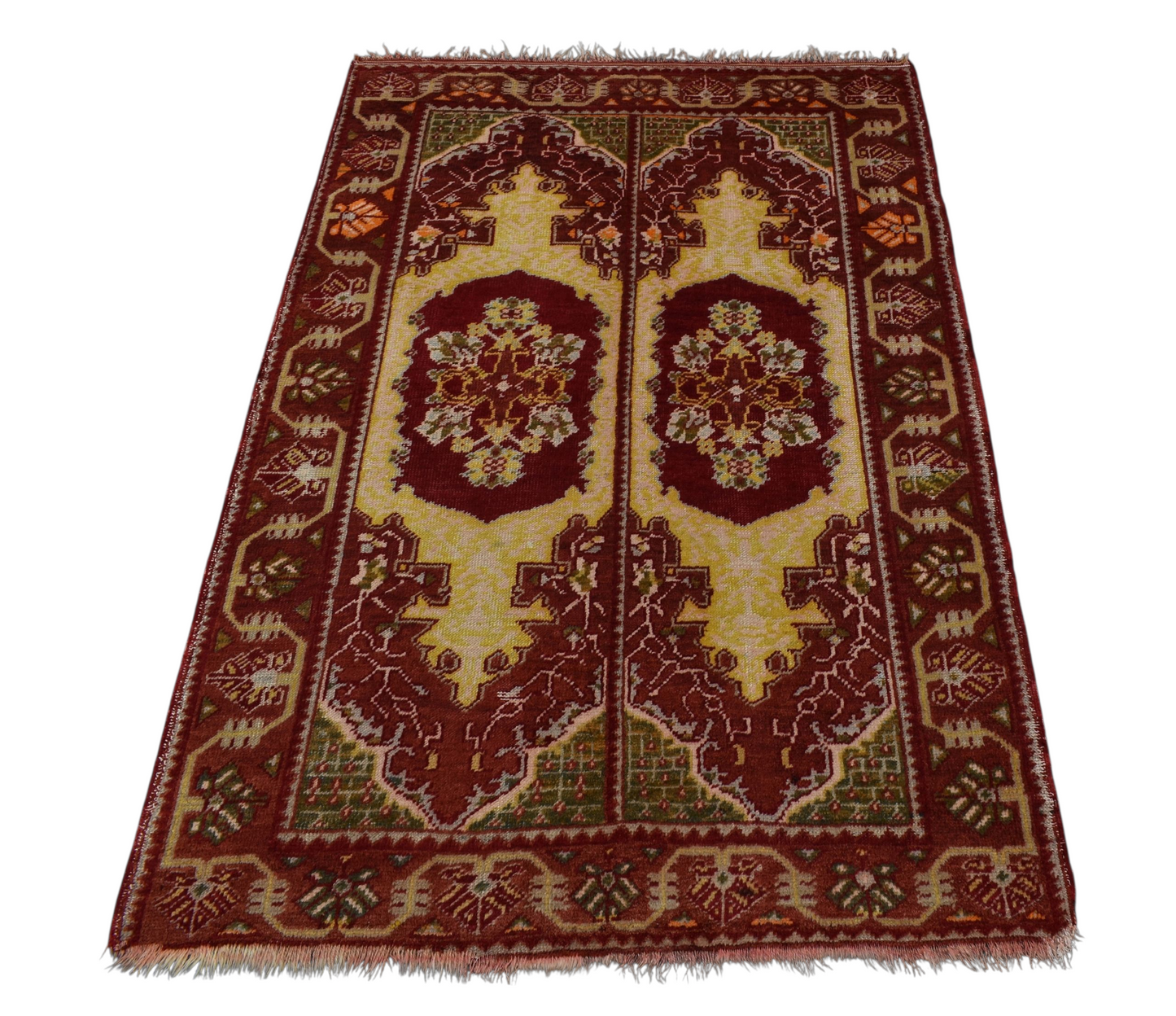 Kilim Antik El Dokuma Cerit Yörükleri Yün Halı 0542 - Antika - Çok Renkli