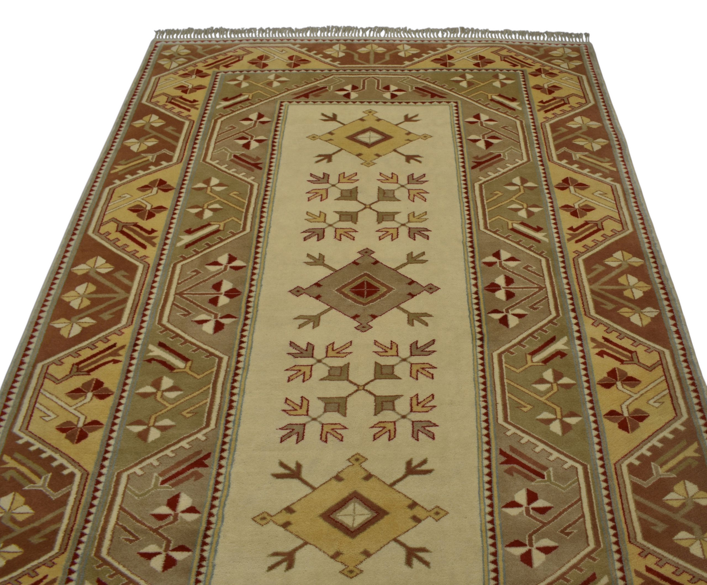 Kilim Antik 6m2 El Dokuma Bozalan Milas Yün Salon Halısı 0549 - Yeni - Çok Renkli