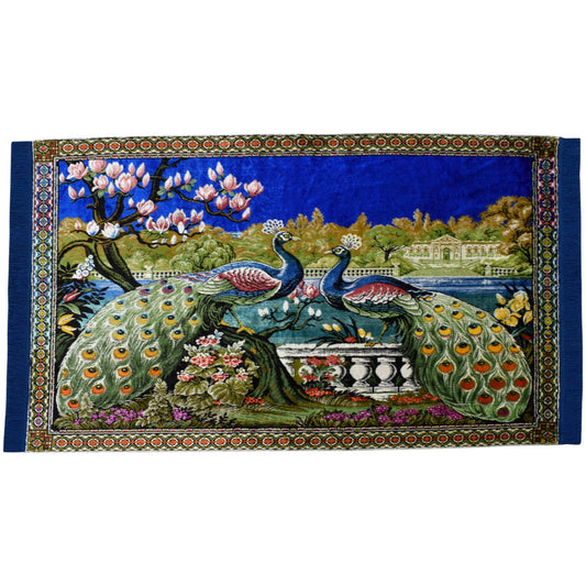 Kilim Antik Tavus Kuşlu Sülünlü Temalı Duvar Halısı 0560 - Yeni - Çok Renkli