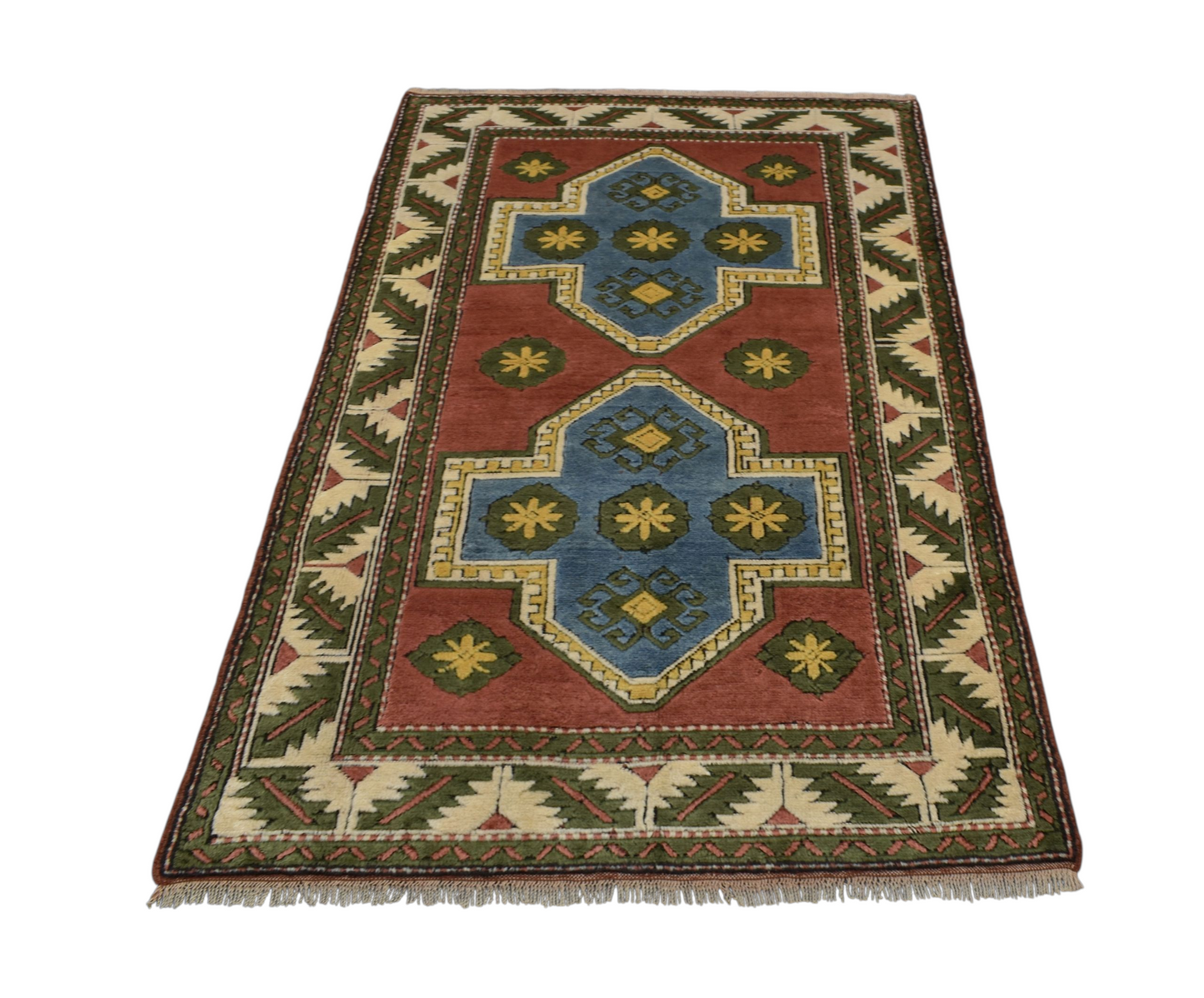 Kilim Antik El Dokuma 3m2 Niğde Kars Yörük Yün Halı 0569 - Yeni - Çok Renkli