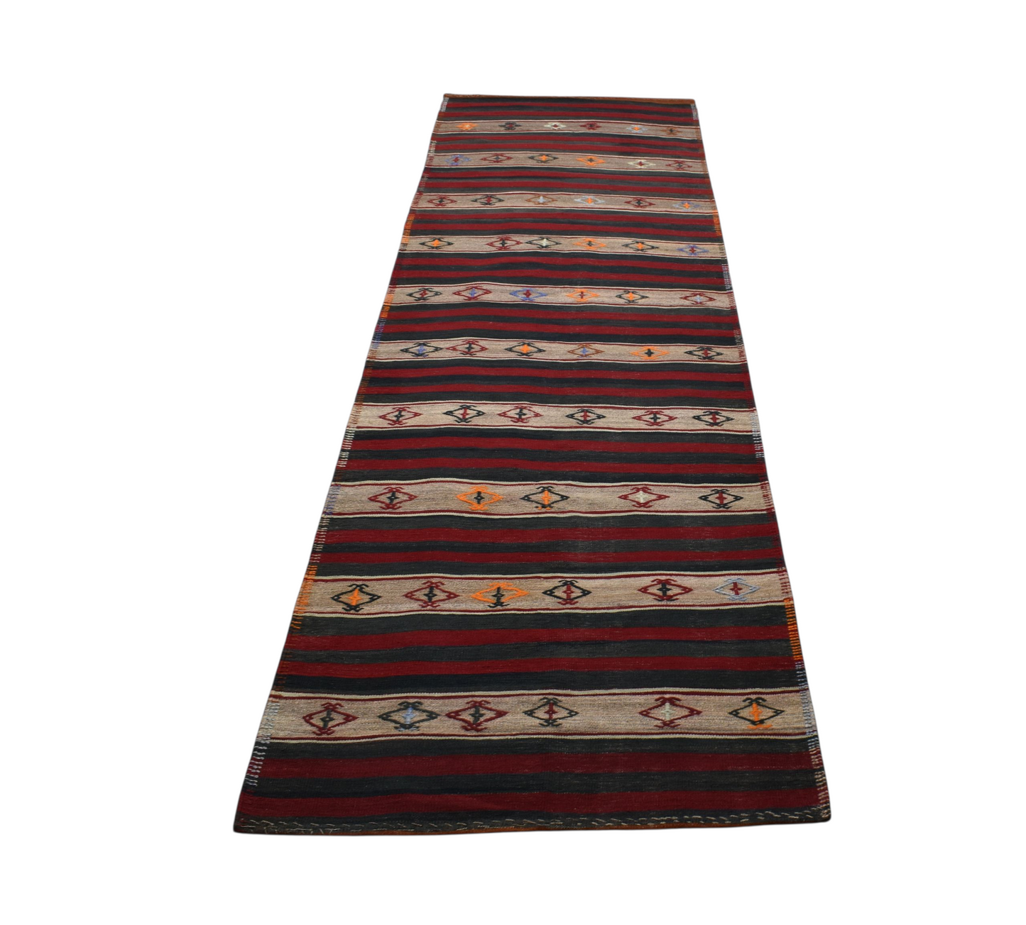 Kilim Antik El Dokuması Malatya Yolluk Yün Kilim 0571 - Yeni - Çok Renkli