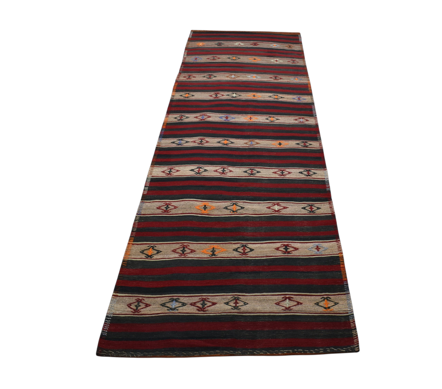 Kilim Antik El Dokuması Malatya Yolluk Yün Kilim 0571 - Yeni - Çok Renkli