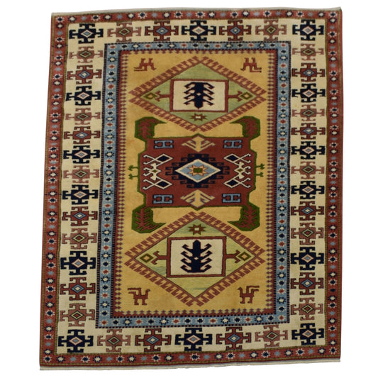 Kilim Antik El Dokuma Balıkesir Antik Yörük Yün Salon Halısı 0587 - Yeni - Çok Renkli