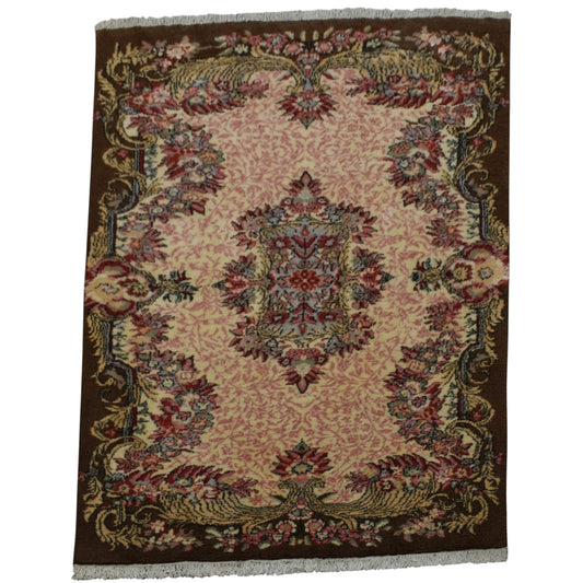 Kilim Antik El Dokuma Çiçekli Sümerbank Yün Salon Halısı 0598 - Yeni - Çok Renkli