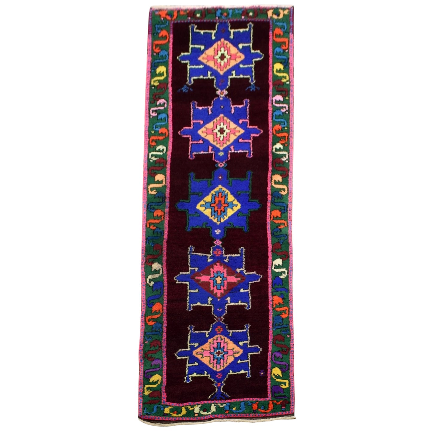 Kilim Antik El Dokuma Herki Yolluk Pamuklu Yün Halı 0606 - Yeni - Çok Renkli