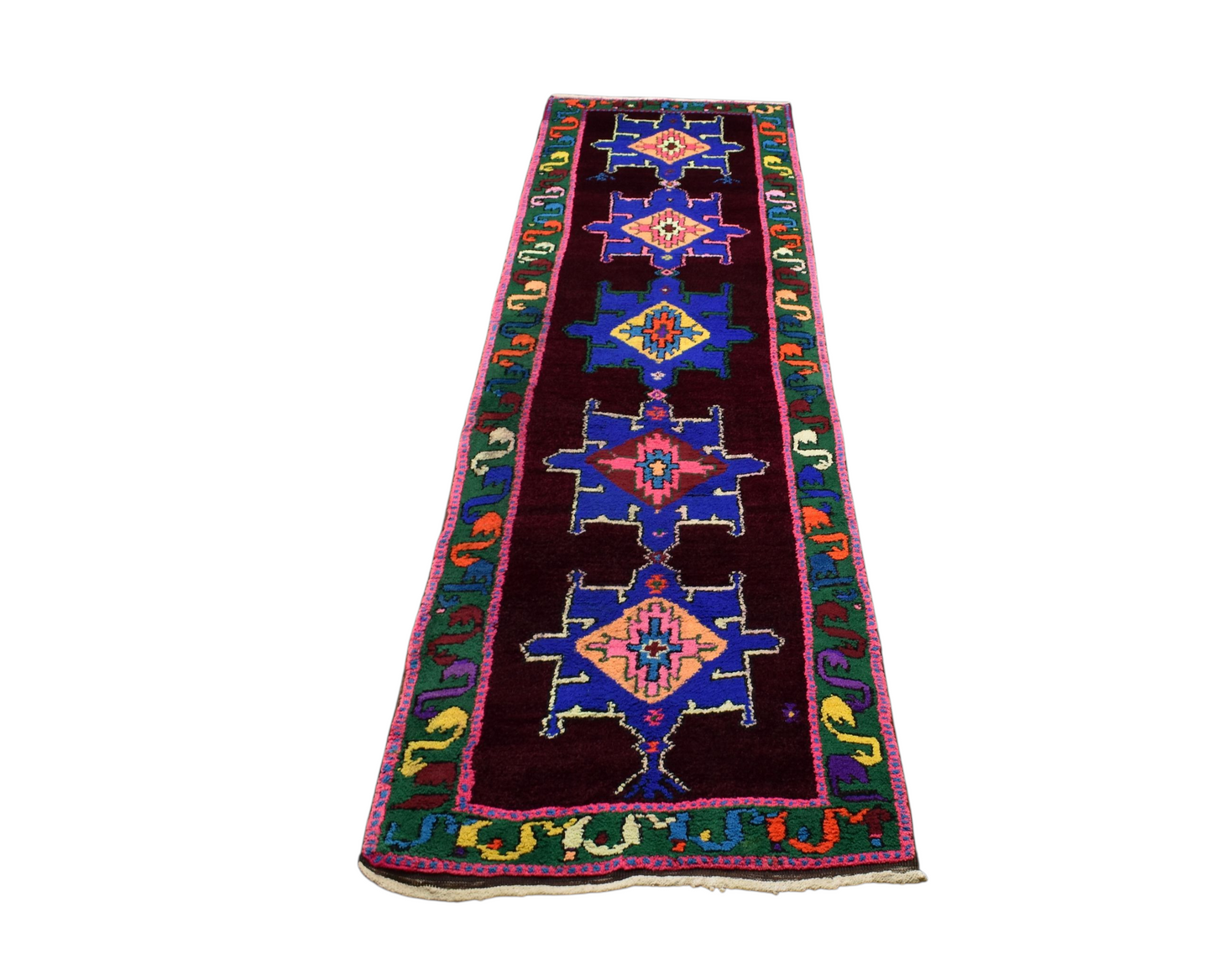 Kilim Antik El Dokuma Herki Yolluk Pamuklu Yün Halı 0606 - Yeni - Çok Renkli