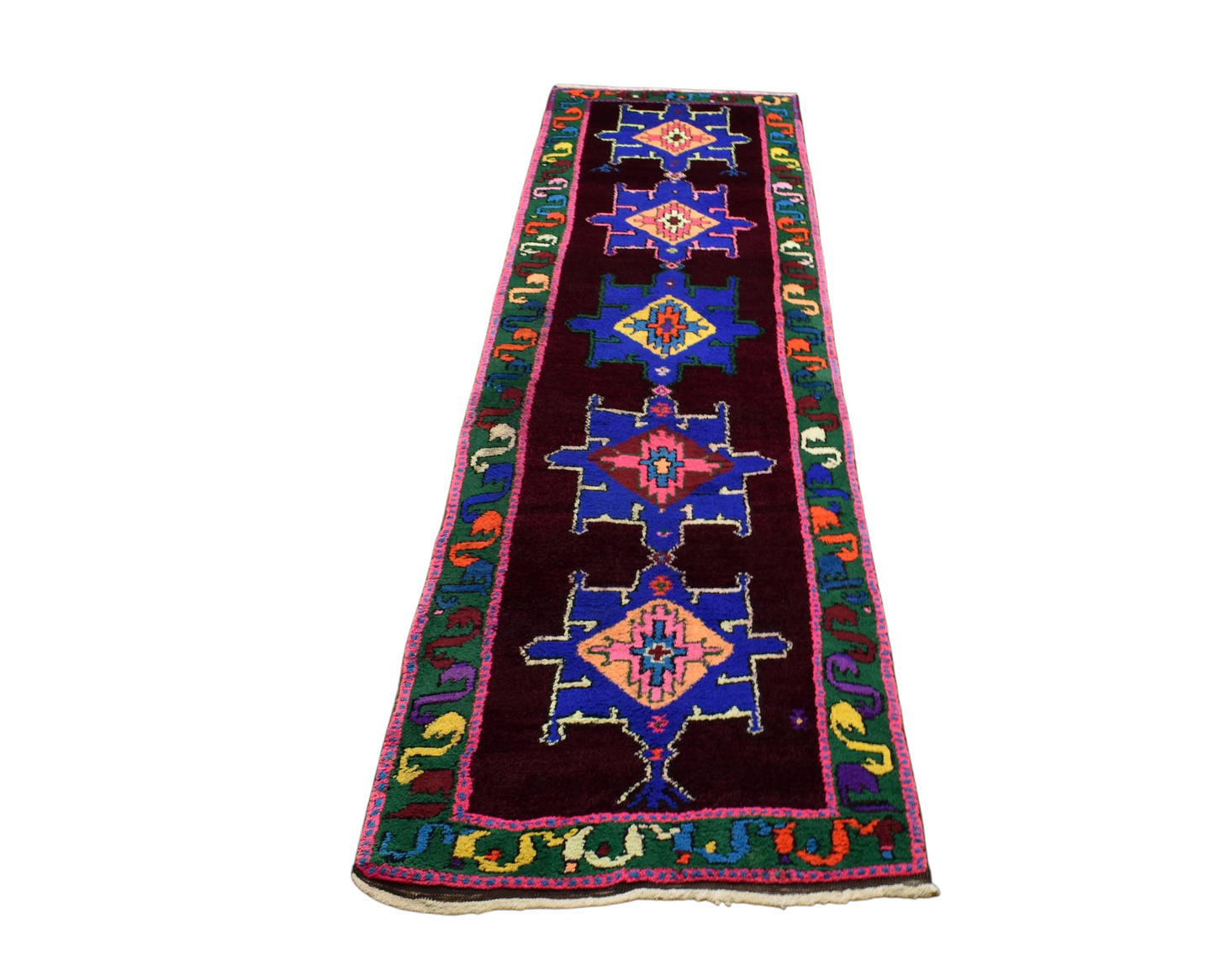Kilim Antik El Dokuma Herki Yolluk Pamuklu Yün Halı 0606 - Yeni - Çok Renkli