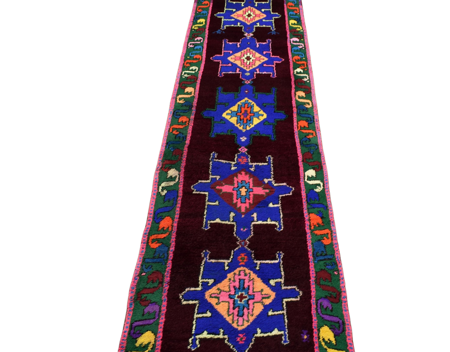 Kilim Antik El Dokuma Herki Yolluk Pamuklu Yün Halı 0606 - Yeni - Çok Renkli
