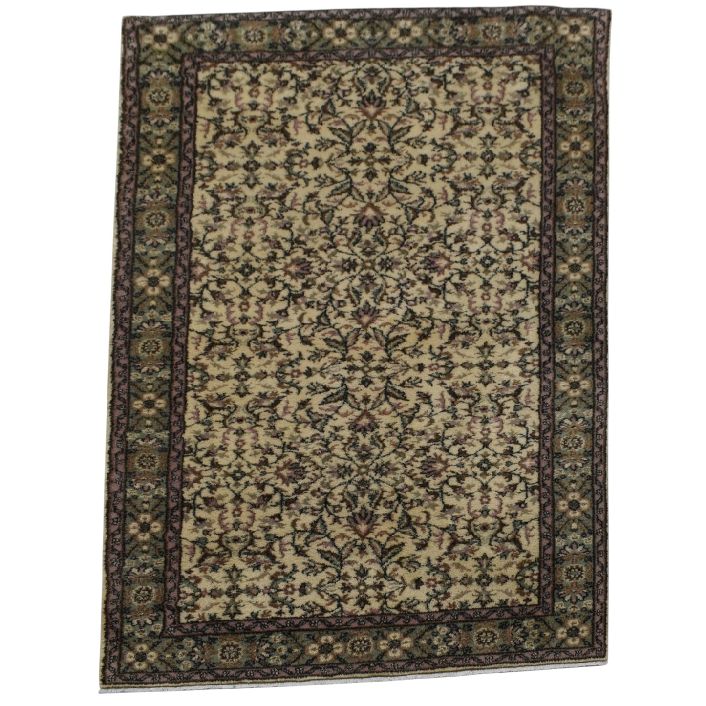Kilim Antik El Dokuma 4m2 Çiçekli Burdur Yün Halı 0613 - Yeni - Çok Renkli
